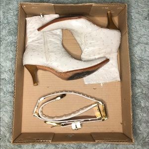 Short Texana High Heel Boots and Matching Belt